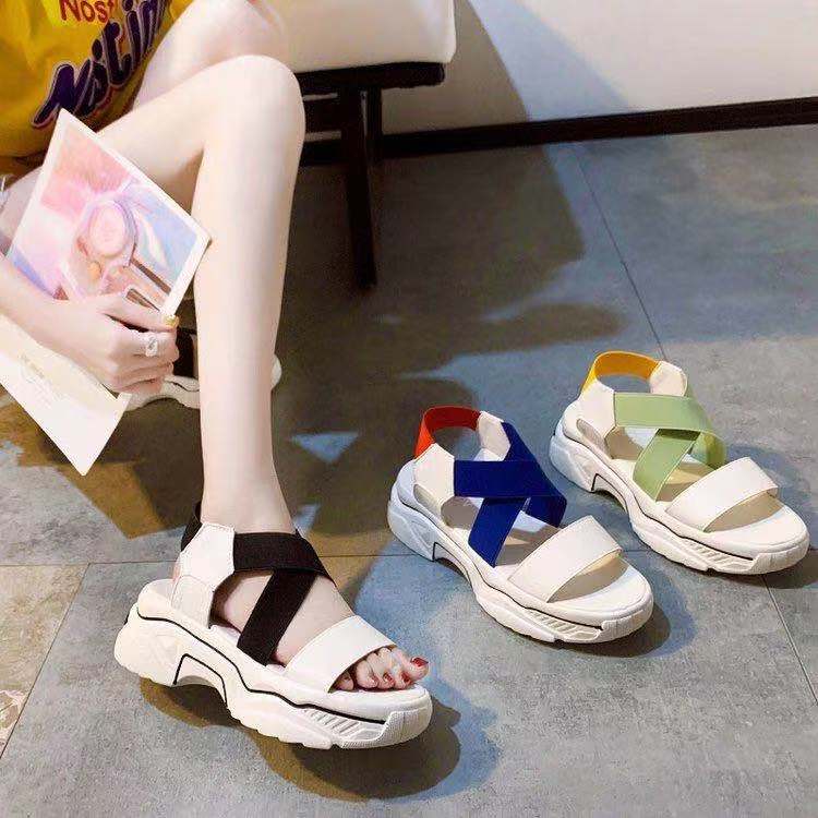 Famous Summer Fleece Flat Designs Platform Sandals For Females | Mayliya